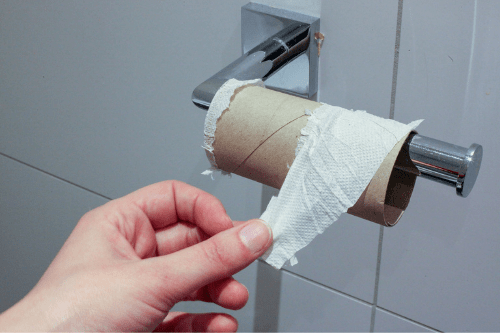 No toilet paper in Italy