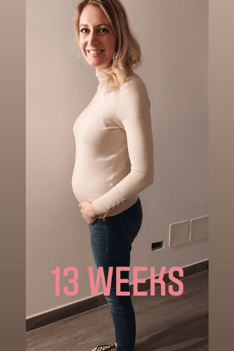 13 weeks pregnant